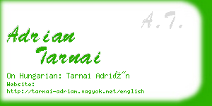adrian tarnai business card